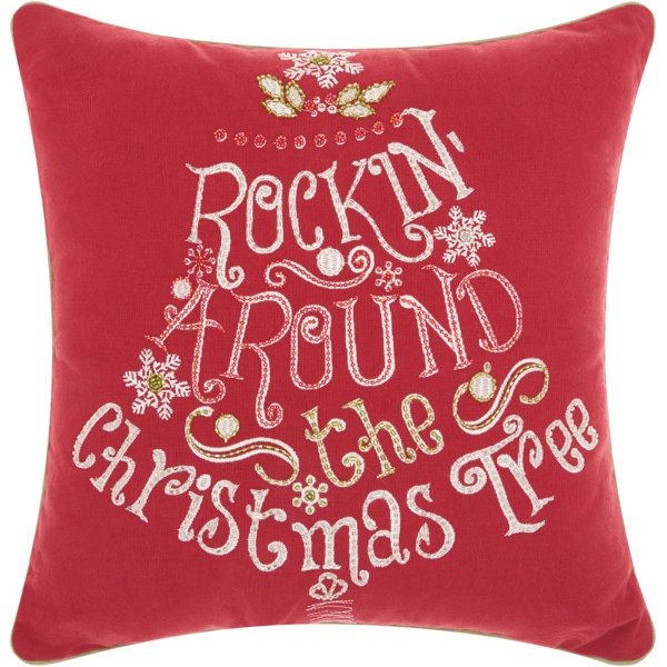 Kathy Ireland Home Christmas Cotton Throw Pillow & Reviews Wayfair